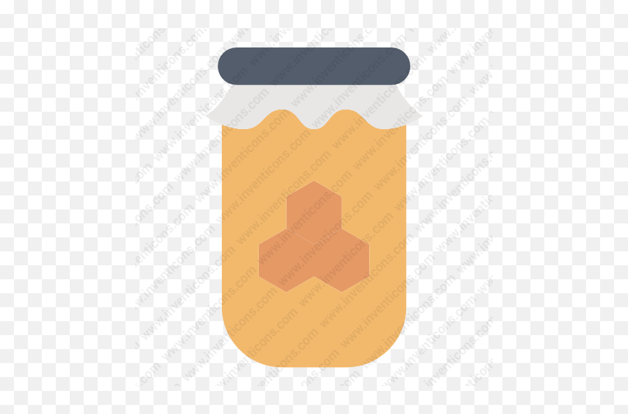 Download Honey Jar Vector Icon Inventicons - Label Png,Honey Jar Png