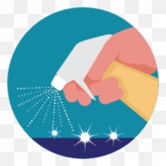 Icon Of Cleaning Surfaces - Protect Yourself From Frequently Touched Objects And png
