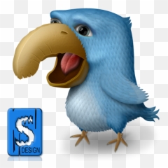 Twitter Bird Logo Transparent - Ugly 512x512 Png