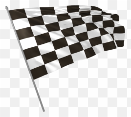 Download Picture Of Finish Flag - Real Checkered PNG Png