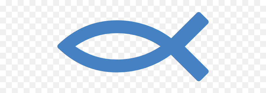 Catholic Signs Religious Fish Religion Christian - Christian Fish Symbol Blue Png,Dead Fish Icon