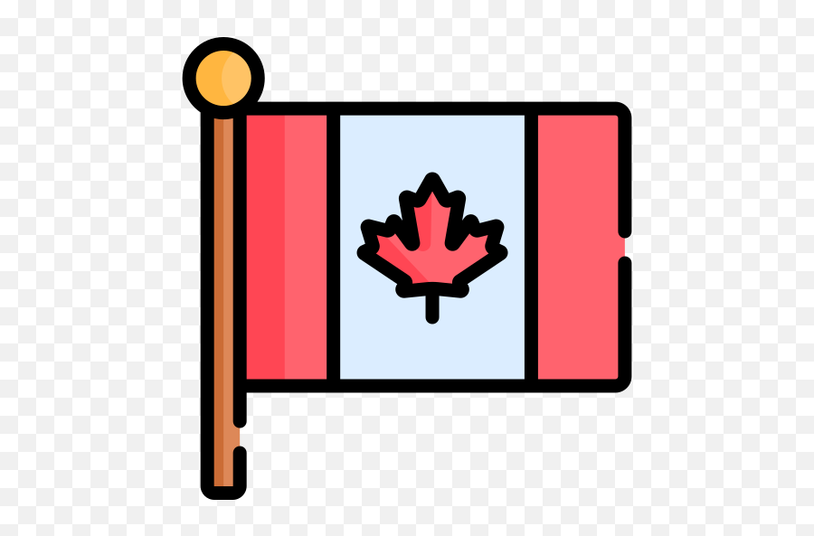 Canada - Free Flags Icons Bandera De Canada Icon Png,Canadian Flag Icon Png