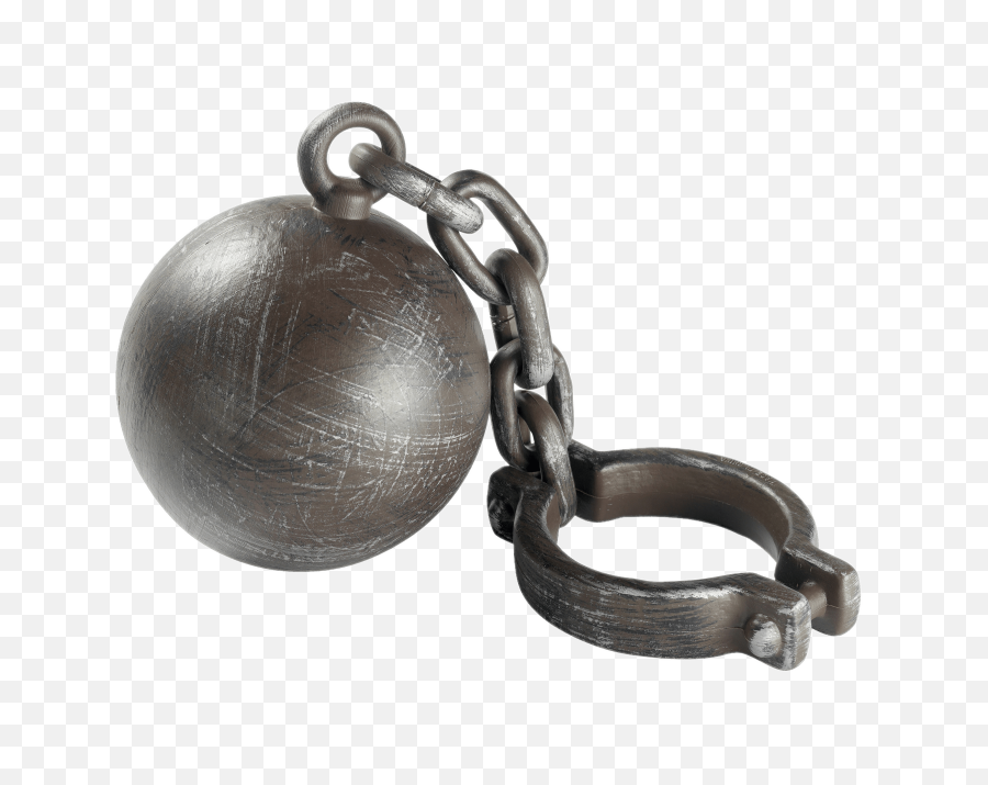 Folsom Prison Ball And Chain Transparent Png - Stickpng Convict Ball And Chain,Prison Png