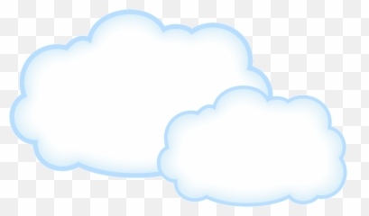 Clouds Clipart Translucent - Cartoon Transparent Background Png
