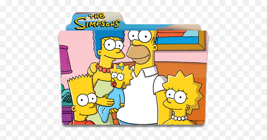 The Simpsons Photo Folder Folders Free Icon - Iconiconscom Simpsons Wallpapers Ipad Air Png,Bart Simpson Icon
