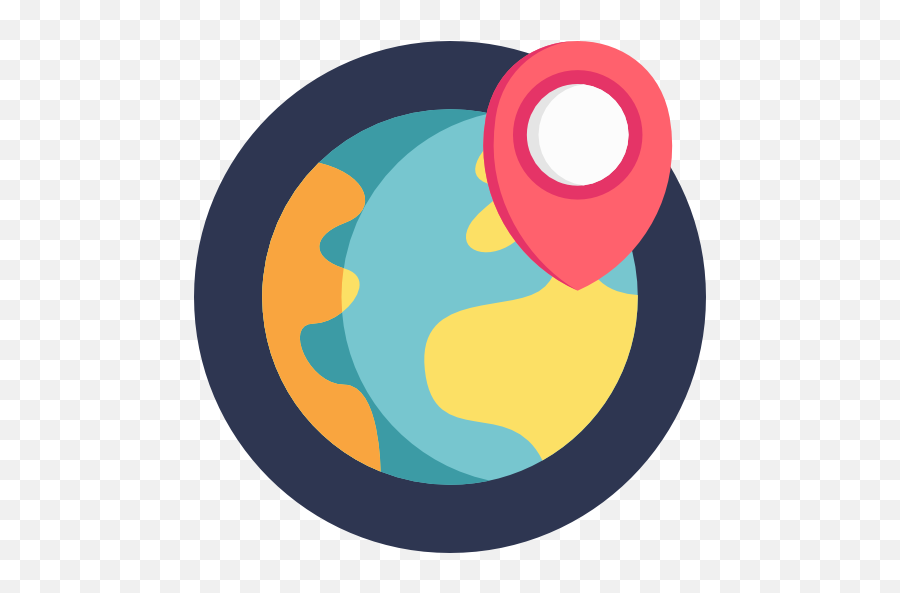 Globe - Free Travel Icons Dot Png,Green Circle On Chrome Icon