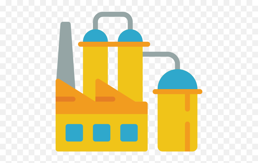 Refinery - Free Industry Icons Cylinder Png,No Floor Spills Icon Image