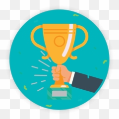 Sharpsmart Recognised For Sustainability Credentials - Holding Trophy png