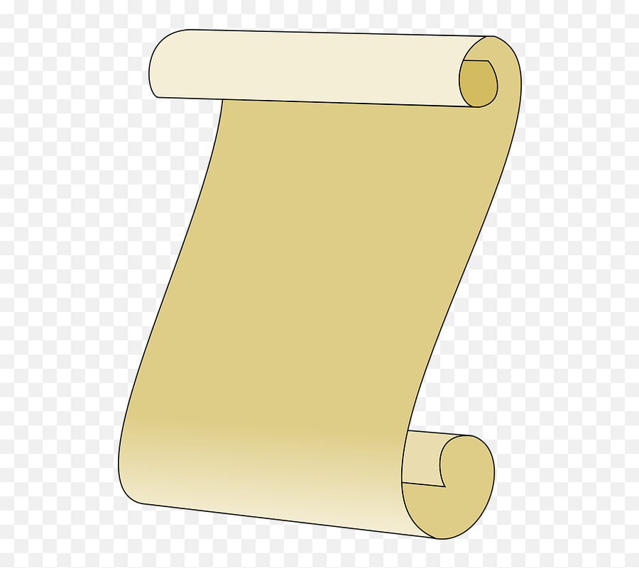 Scroll Paper Parchment - Free Vector Graphic On Pixabay Animated Scroll Of Paper Png,Scroll Banner Png