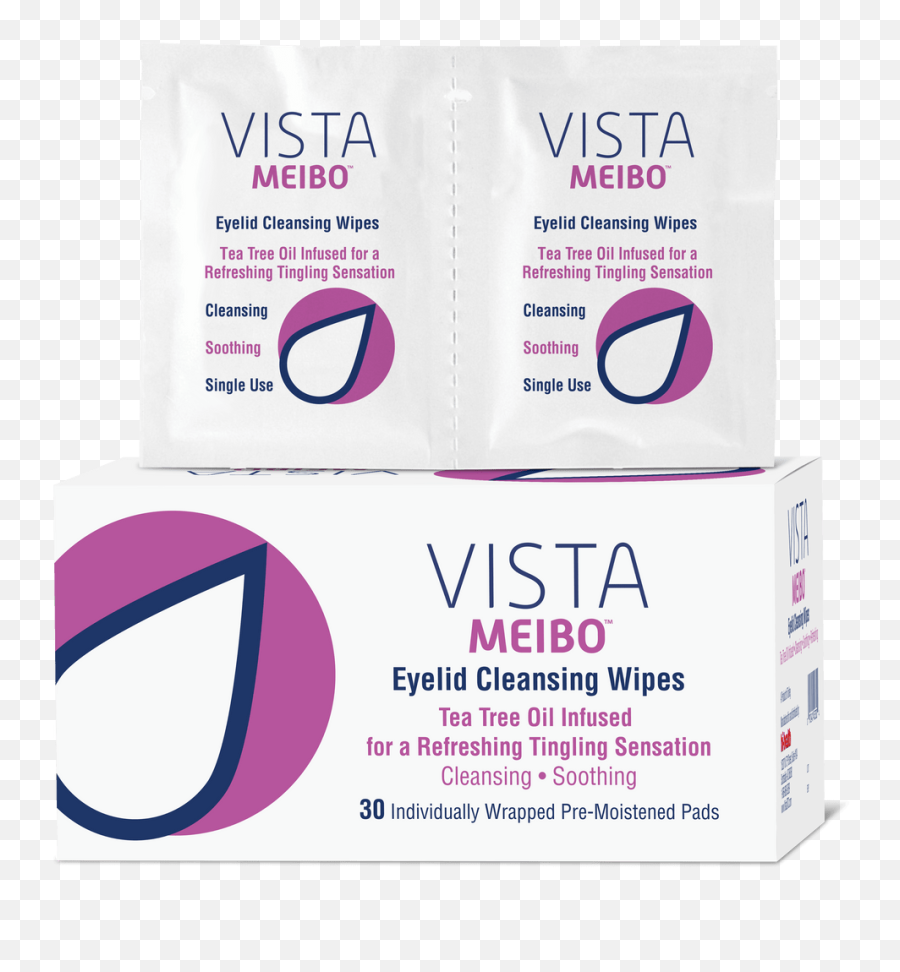 Vista Meibo Eyelid Cleansing Wipes 30 Pack - Skin Care Png,Vista Icon Pack