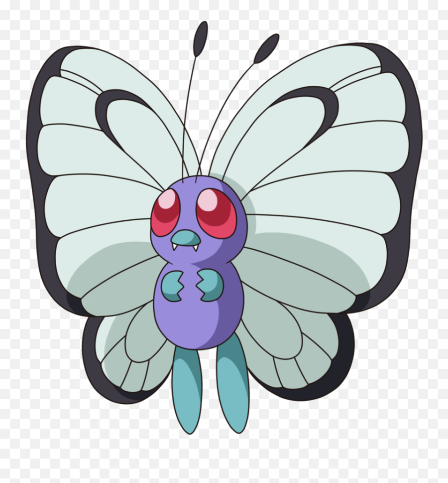 Vs Male Butterfree Transparent Png - Butterfree Png,Butterfree Png