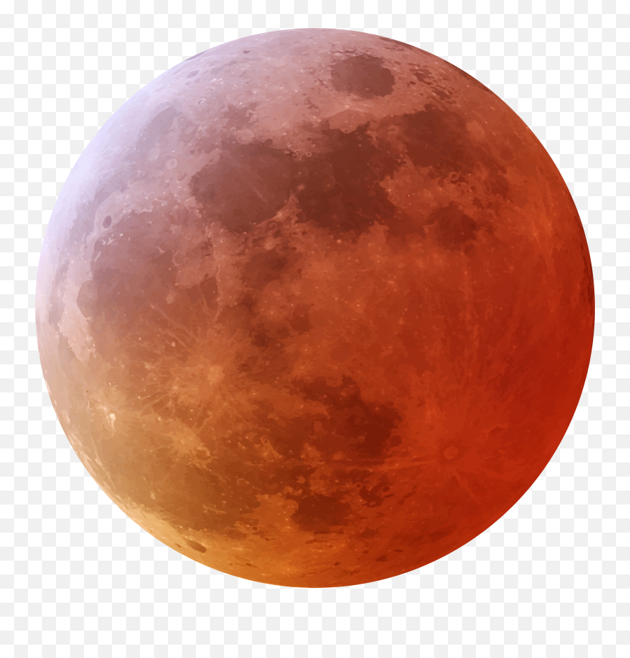 Red Moon Png Clip Art Image - Red Moon Png,Blood Moon Png