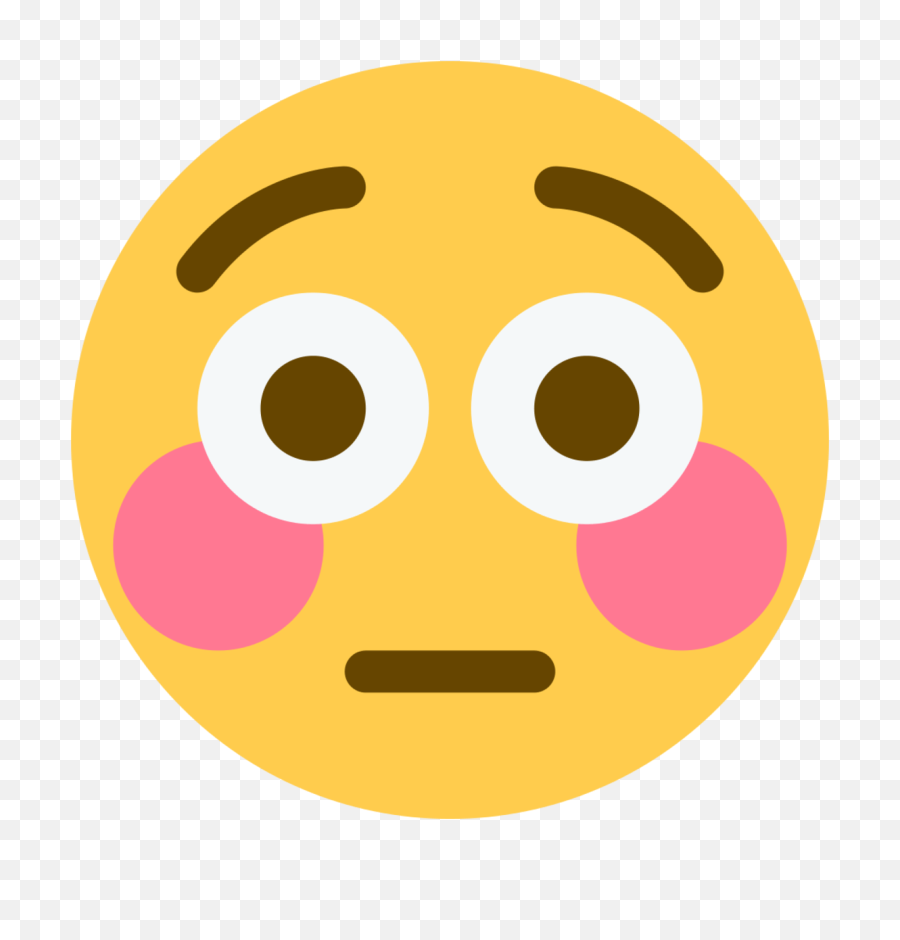 Flushed Face Emoji Png Image - Discord Flushed Emoji,Flushed Emoji Png