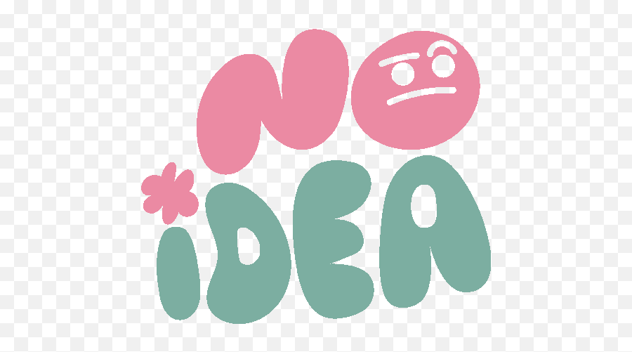 No Idea Confused Face Inside In Pink And Green Png Icon