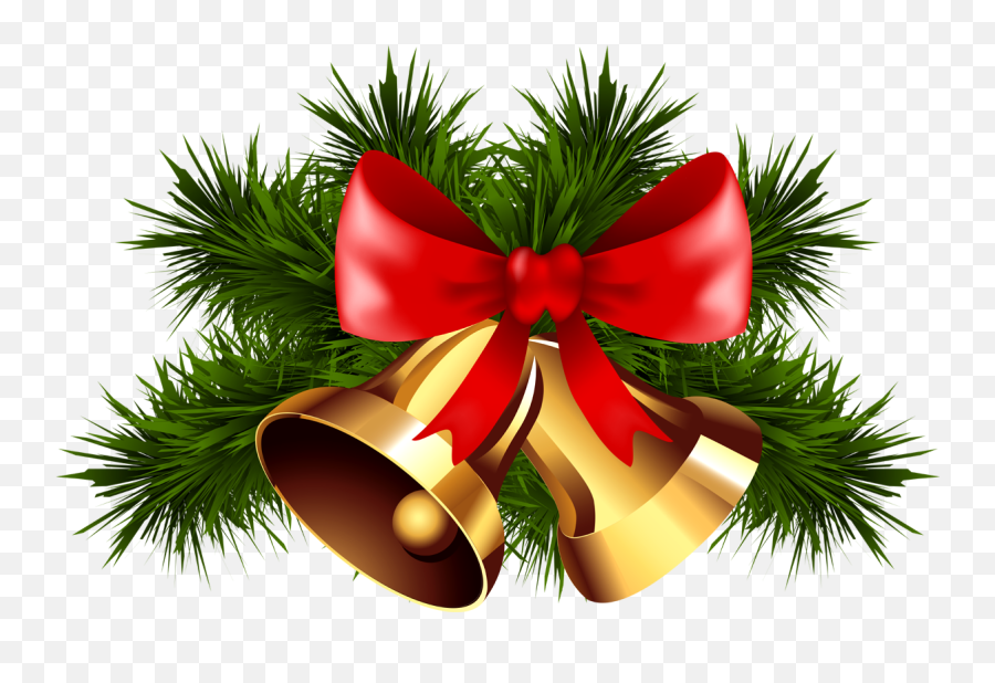 Download Free Png Christmas Ribbon - Download Png Bell Christmas,Free Christmas Png