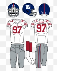 New York Giants Road Uniform - National Football League NFL Uniforms png