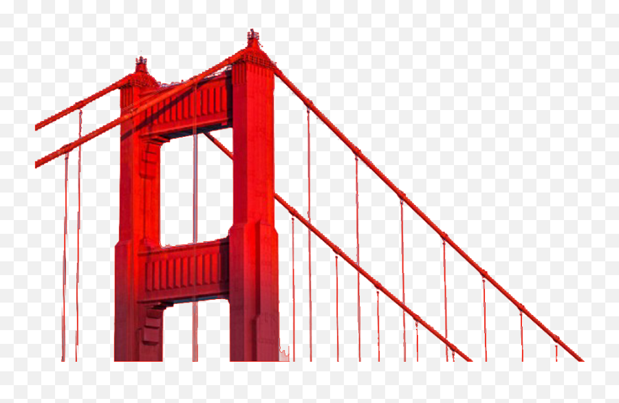 Golden Gate Bridge Clipart - Golden Gate Bridge Png,Golden Gate Bridge Png