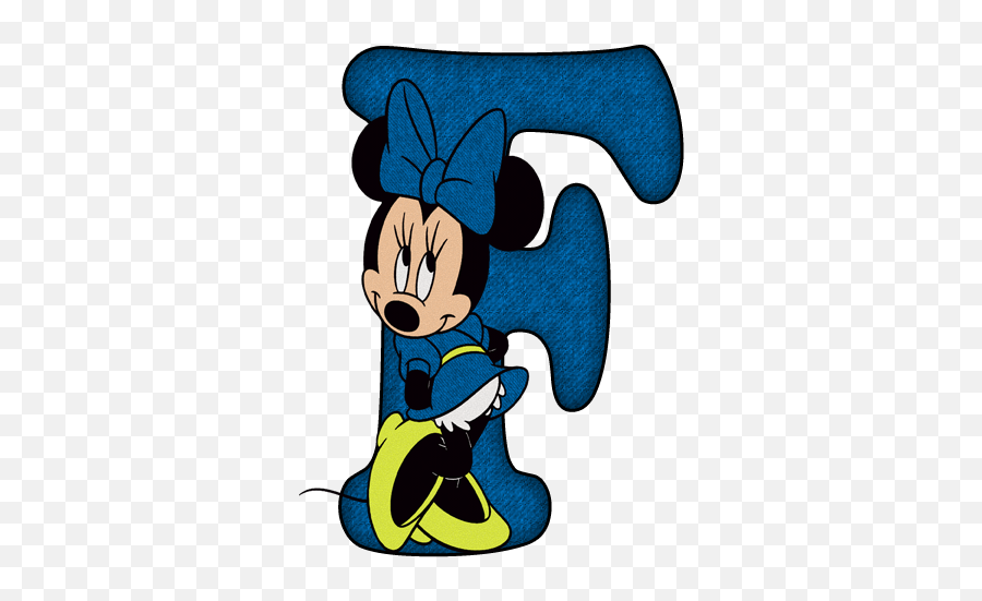 Fde Alfabeto Decorativo Disney Letters - Iniciales De Nombres De W Png,Cartoon Phone Png