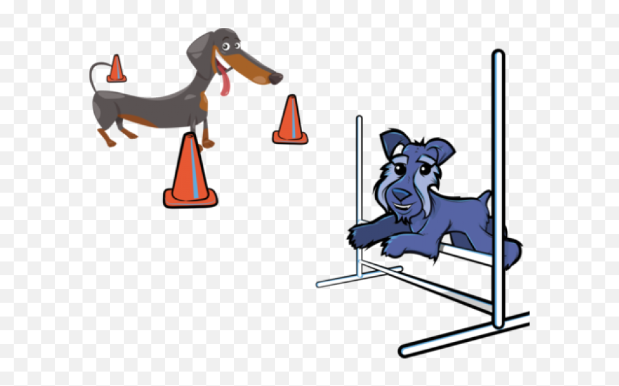 Beagle Clipart Agility Dog - Png Download Full Size Dog Agility Cartoon,Beagle Png