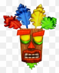 Aku Mask Crash Bandicoot Png - Crash Bandicoot Aku Aku,Aku Png