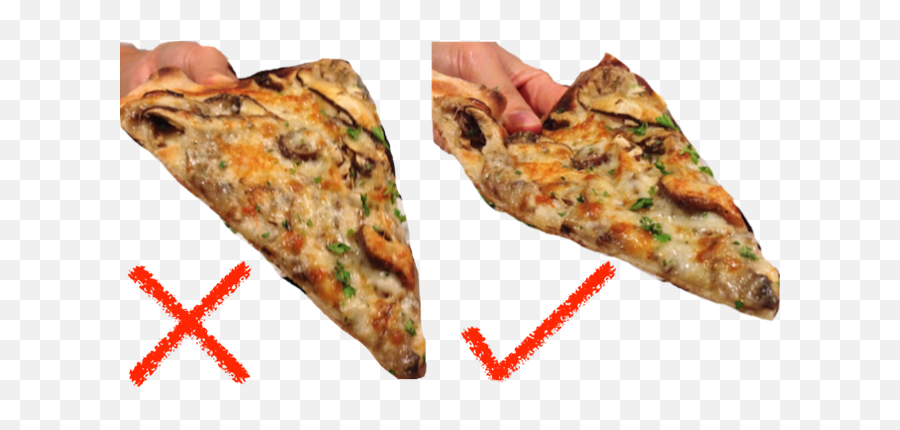 How Carl Friedrich Gauss Taught Us The Best Way To Hold A - Best Way To Eat Pizza Png,Pizza Slice Png