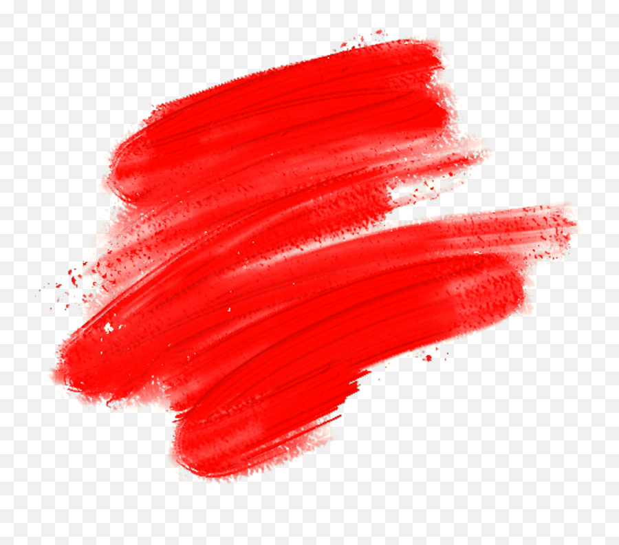 Brush Stroke Color Overlay Paint Watercolor Oilpaint - Red Colour Brush Stroke Png,Red Hair Png