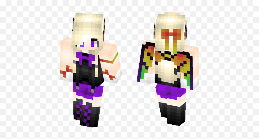Download Dragon Wings Minecraft Skin For Free - Minecraft Skins Werewolf Girl Png,Dragon Wings Png