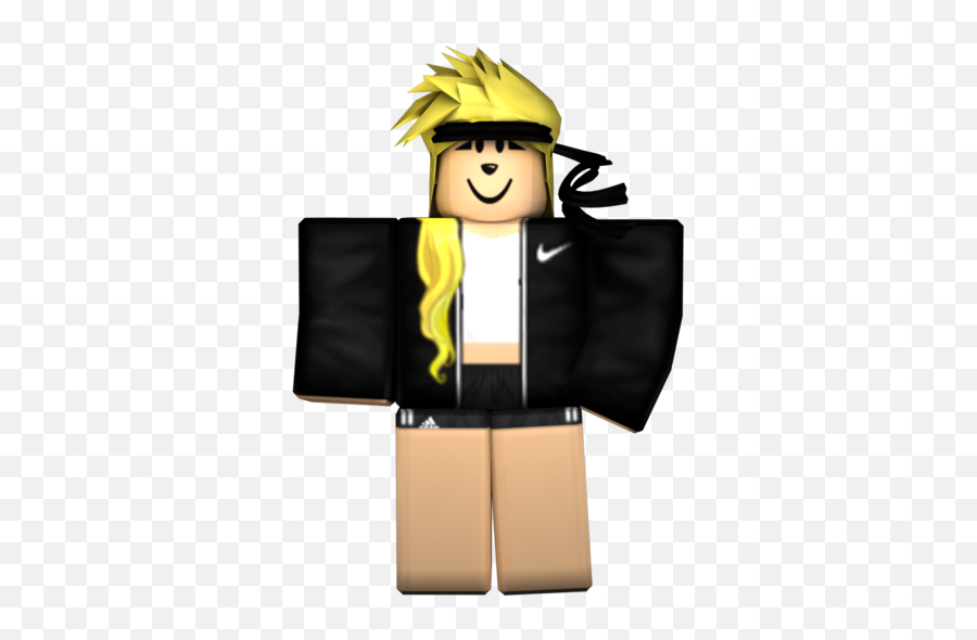 girl noob waving roblox