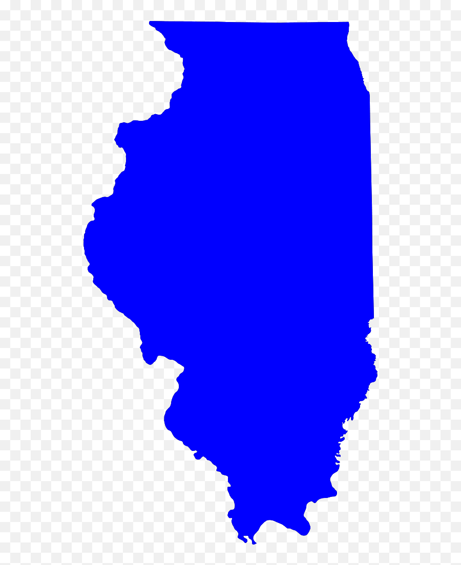 Map Of Illinois Blue - Illinois Election Map 2018 Png,Illinois Png