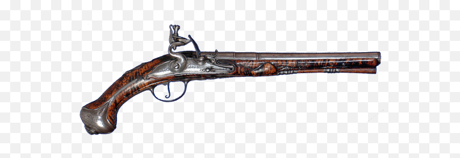 Description - 1650 Flintlock Png,Pistol Transparent