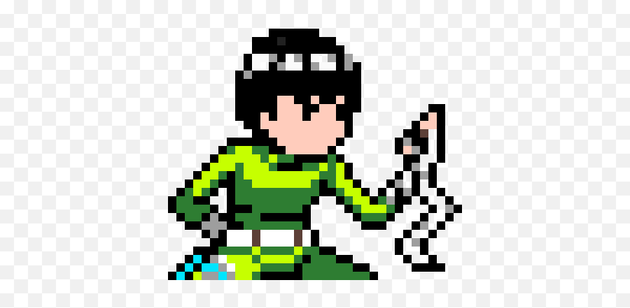 Rock Lee - Naruto Cross Stitch Patterns Png,Rock Lee Png