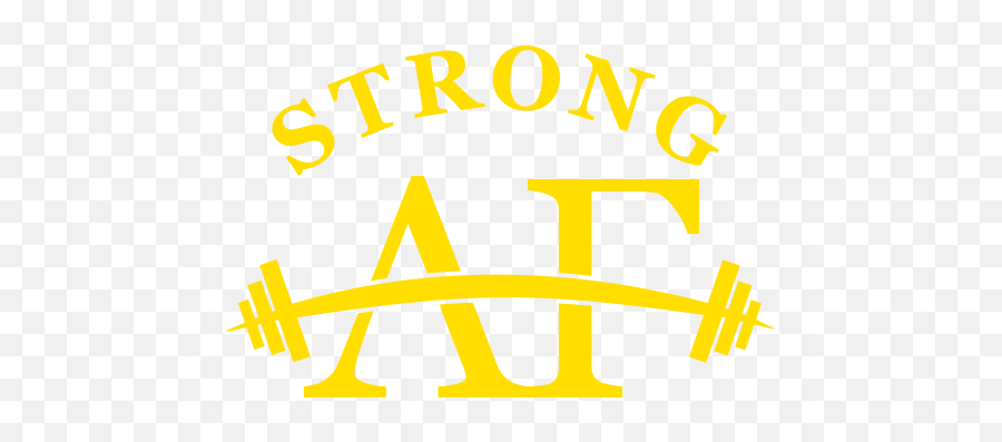 Strong - Building Gym Logos Shirt 1990 Png,Af Logo