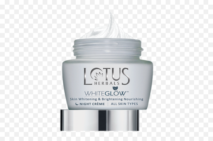 Lotus Herbals White Glow Skin Whitening - Lotus Whitening Night Cream Png,White Glow Png