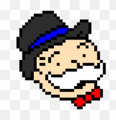 Monopoly Man Pixel Art Transparent Png