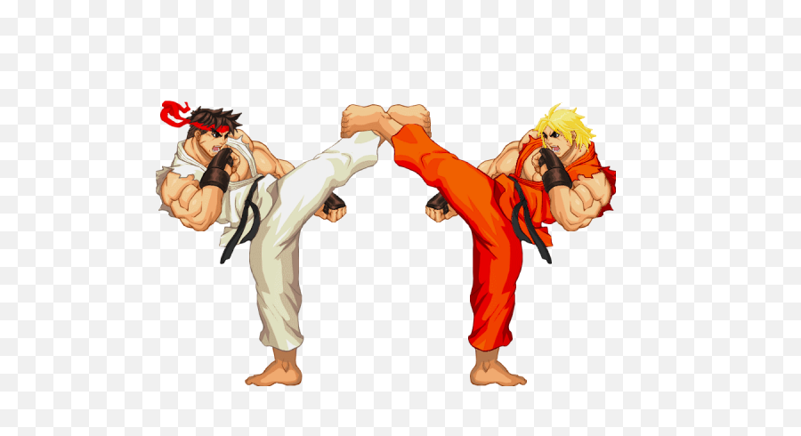 Iniciamos La Saga Con El Street Fighter - Ryu And Ken Street Fighter Png,Ryu Street Fighter Png