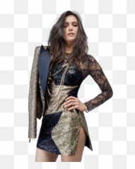 Download Nina Dobrev Png - Magazine Nina Dobrev Vogue,Nina Dobrev Png