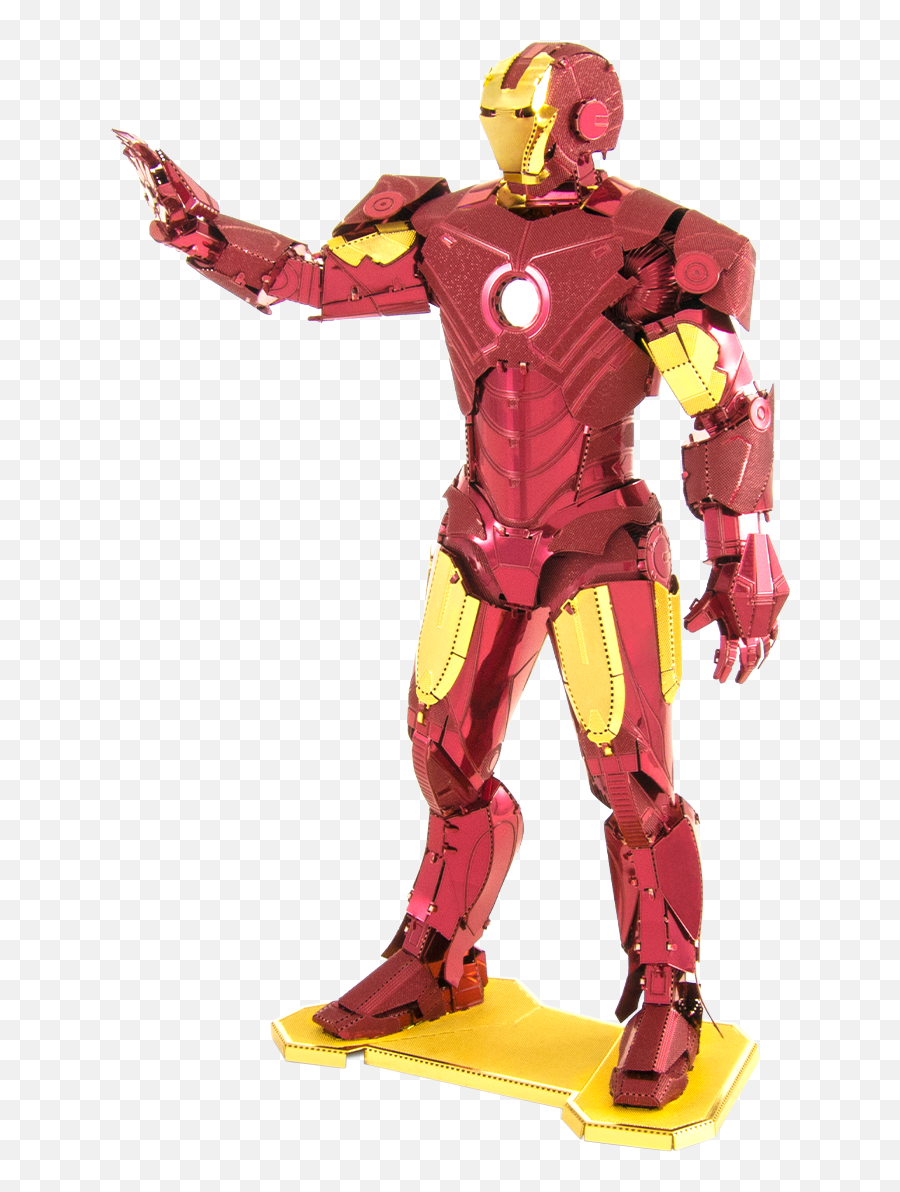 Metal Earth Iron Man Diy 3d Model Kits - Metal Earth Iron Man Png,Iron Man Transparent