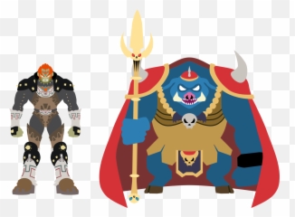 Download Hd Ganon Is Still Technically - Link To The Past Ganon Redesign Png,Ganondorf Png