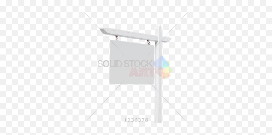 Stock Photo Of Vector White Blank Hanging Street Sign - Cross Png,Blank Sign Png