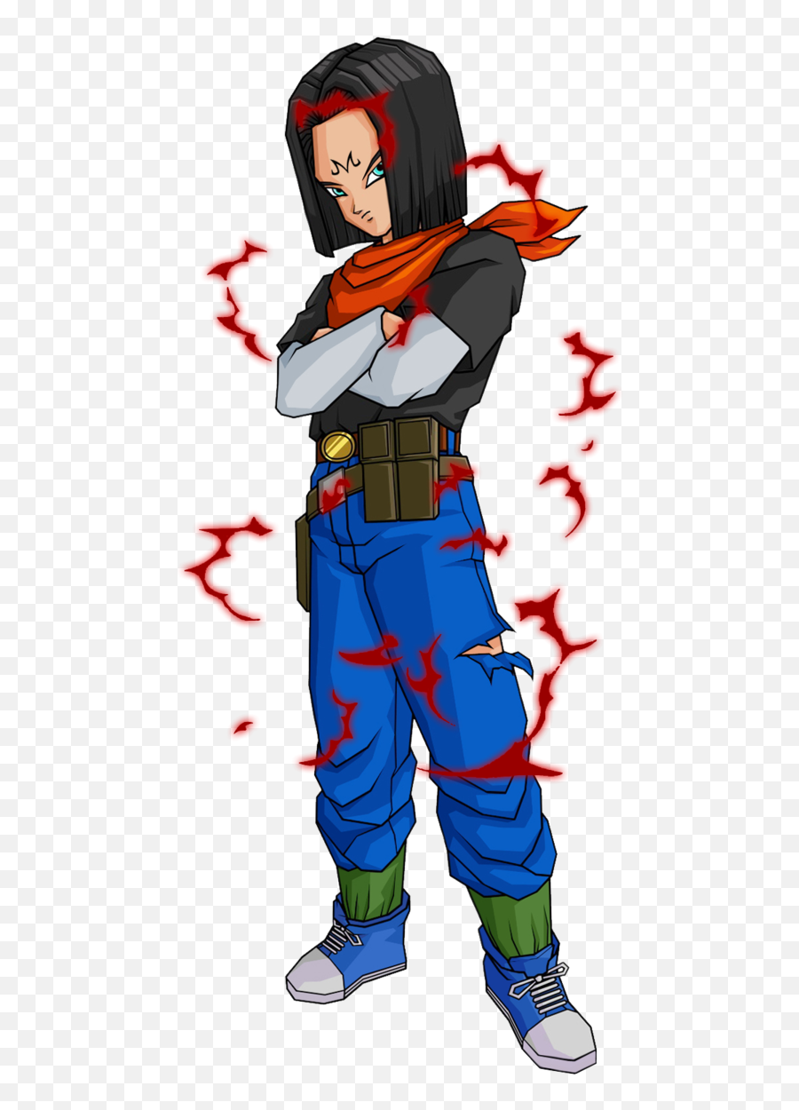 Dbz Majin Android 17 Png Image - Personajes Dragon Ball Androides,Android 17 Png