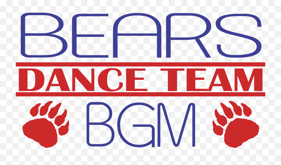 Home Bears Dance Team - Bear Paw Print Png,Bears Logo Png