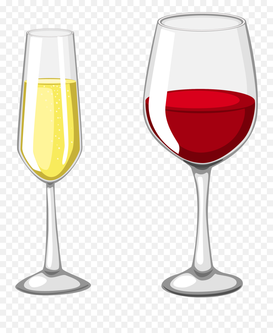 Red Champagne Cup Wineglass - Wine Glass Full Size Png Champagner Cup Png,Wine Glasses Png