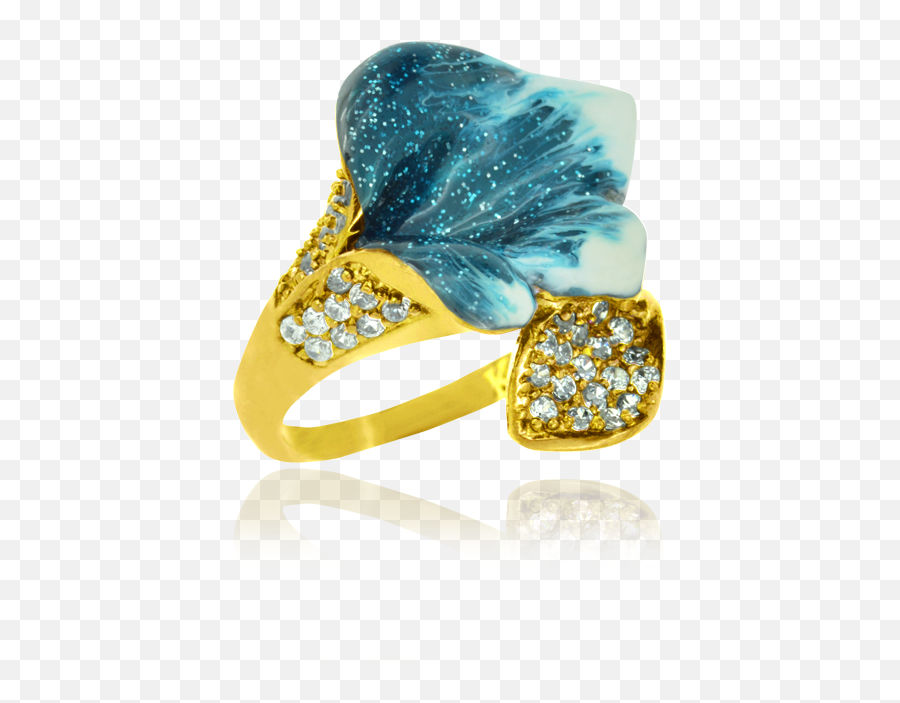 Calla Lily Enamel Ring U2013 Karina Ariana - Solid Png,Calla Lily Png