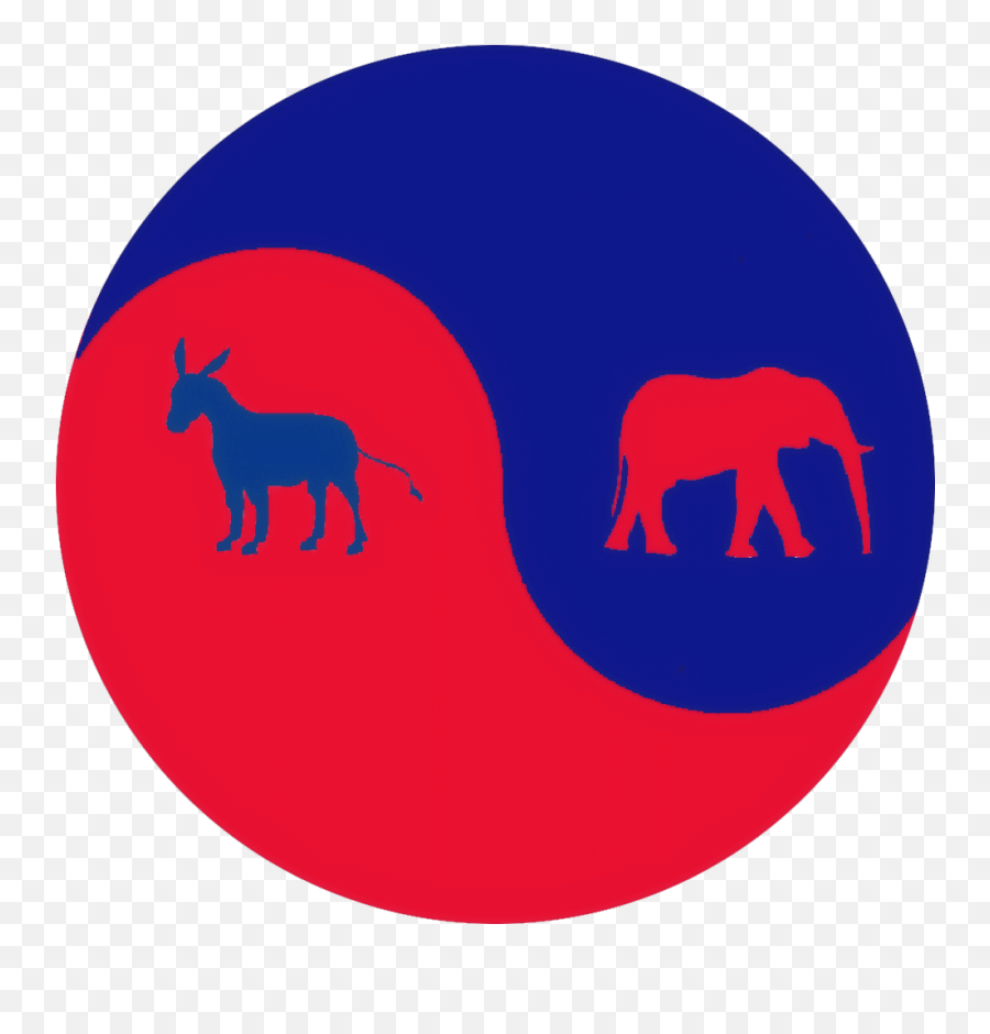 Era Of Democrats 1800 - 1860 Donkey And Elephant Combined Png,Democrat Symbol Png