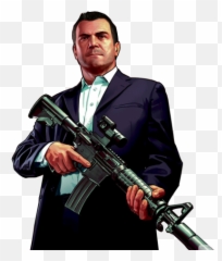 Download Gta Free Png Transparent Image - V Michael