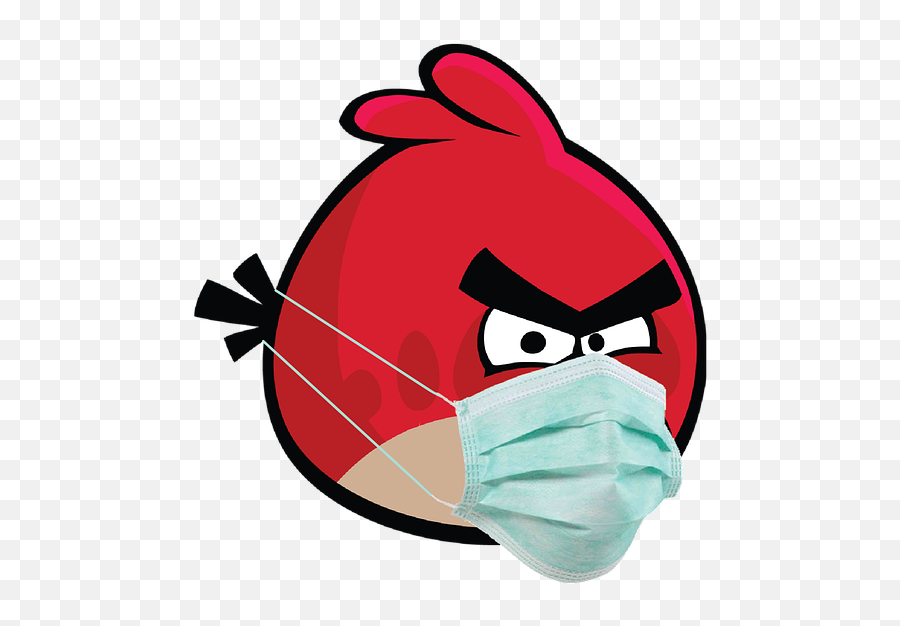 Angry Bird Surgical Mask - Angry Birds Icon Png,Angry Birds Png