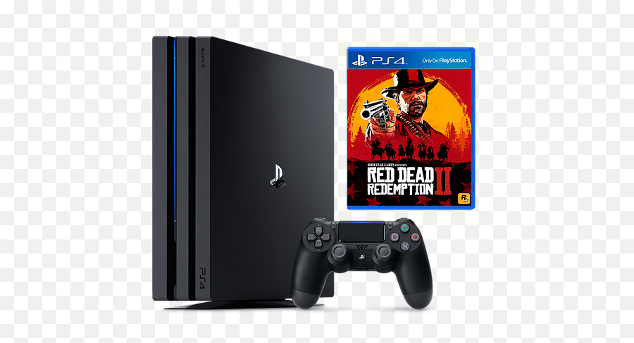 Ps4 Pro 1tb Black With Red Dead Redemption 2 Voodoo Store - Red Dead Redemption 2 Ps4 Png,Red Dead Redemption 2 Logo Png