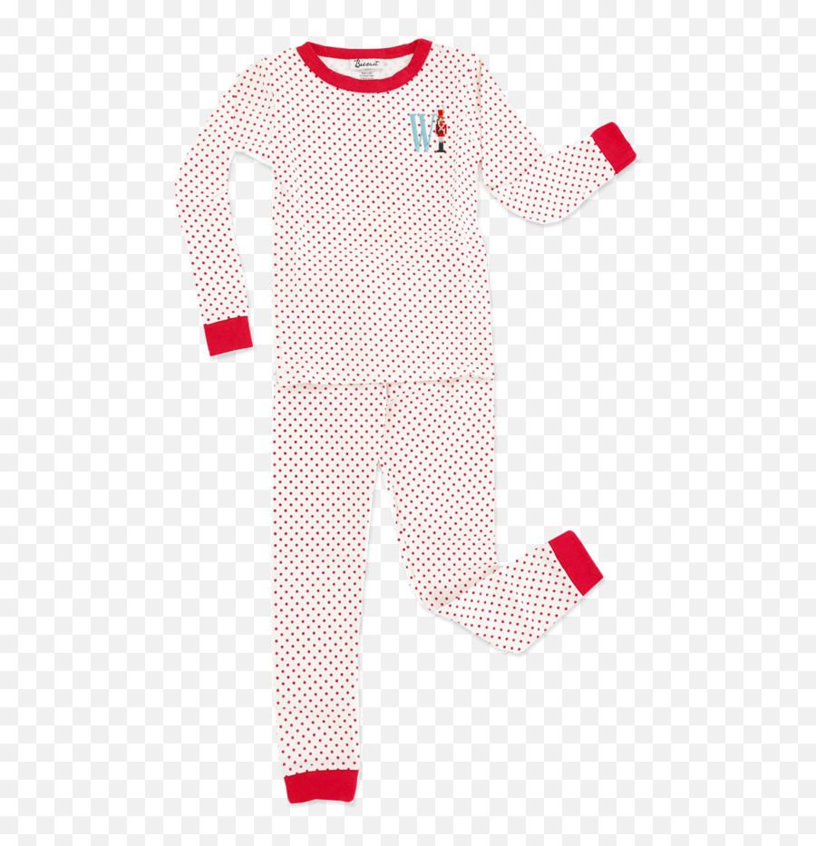 Kidu0027s Red Katie Dot Pajamas U2013 Biscuit Home - Long Sleeve Png,Pajamas Png
