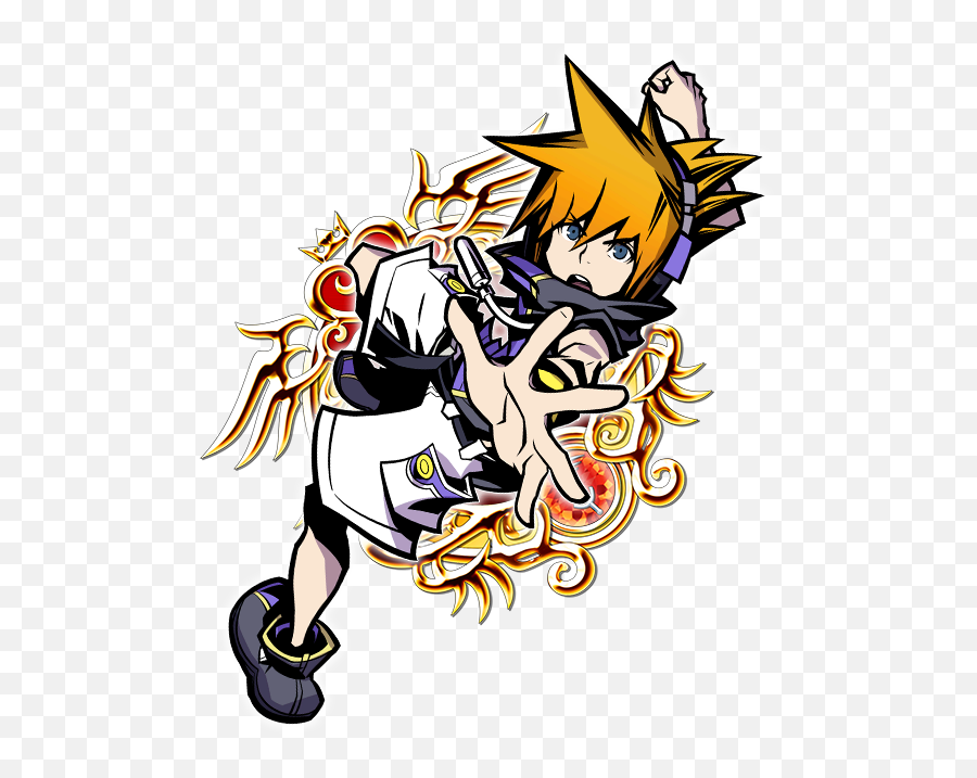 The World Ends With You Art 2 - Kingdom Hearts Sora Donald Goofy B Png,The World Ends With You Logo