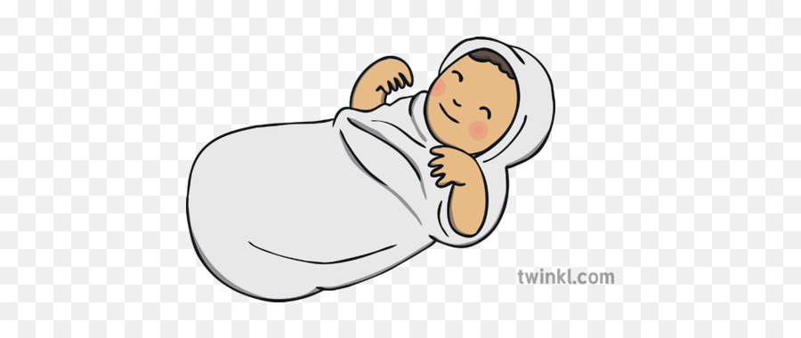 Ks1 Baby Jesus Illustration - Baby Sleeping Png,Baby Jesus Png